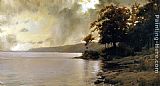 Jacob Collins Autumn Landscape painting